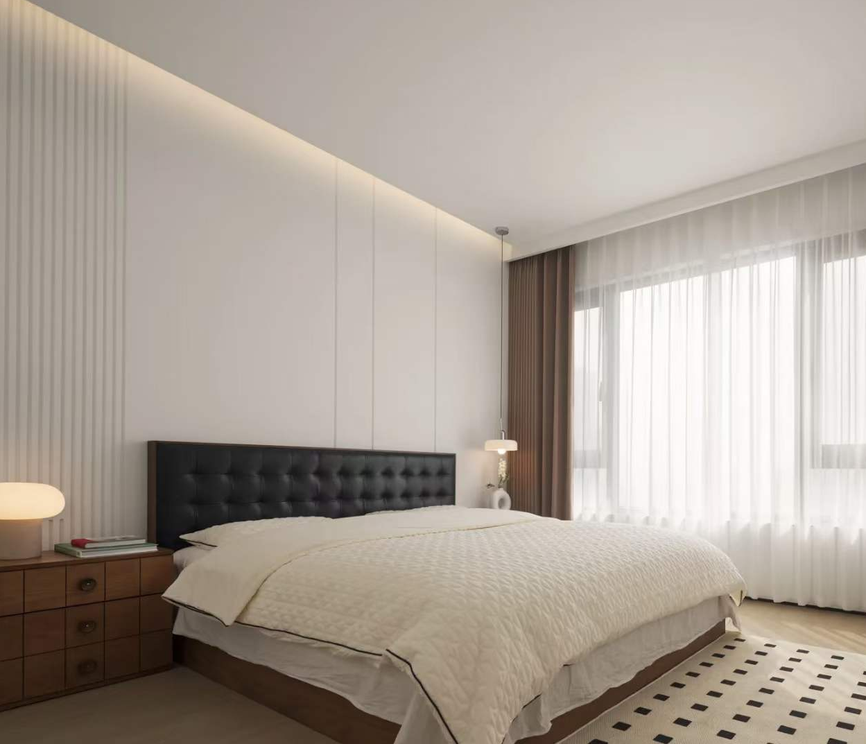 室内原木极简风格家装设计丨作者-9