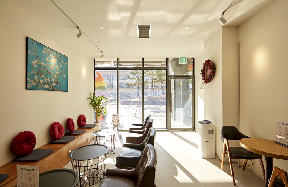 简约清新 12 坪首尔咖啡厅-8