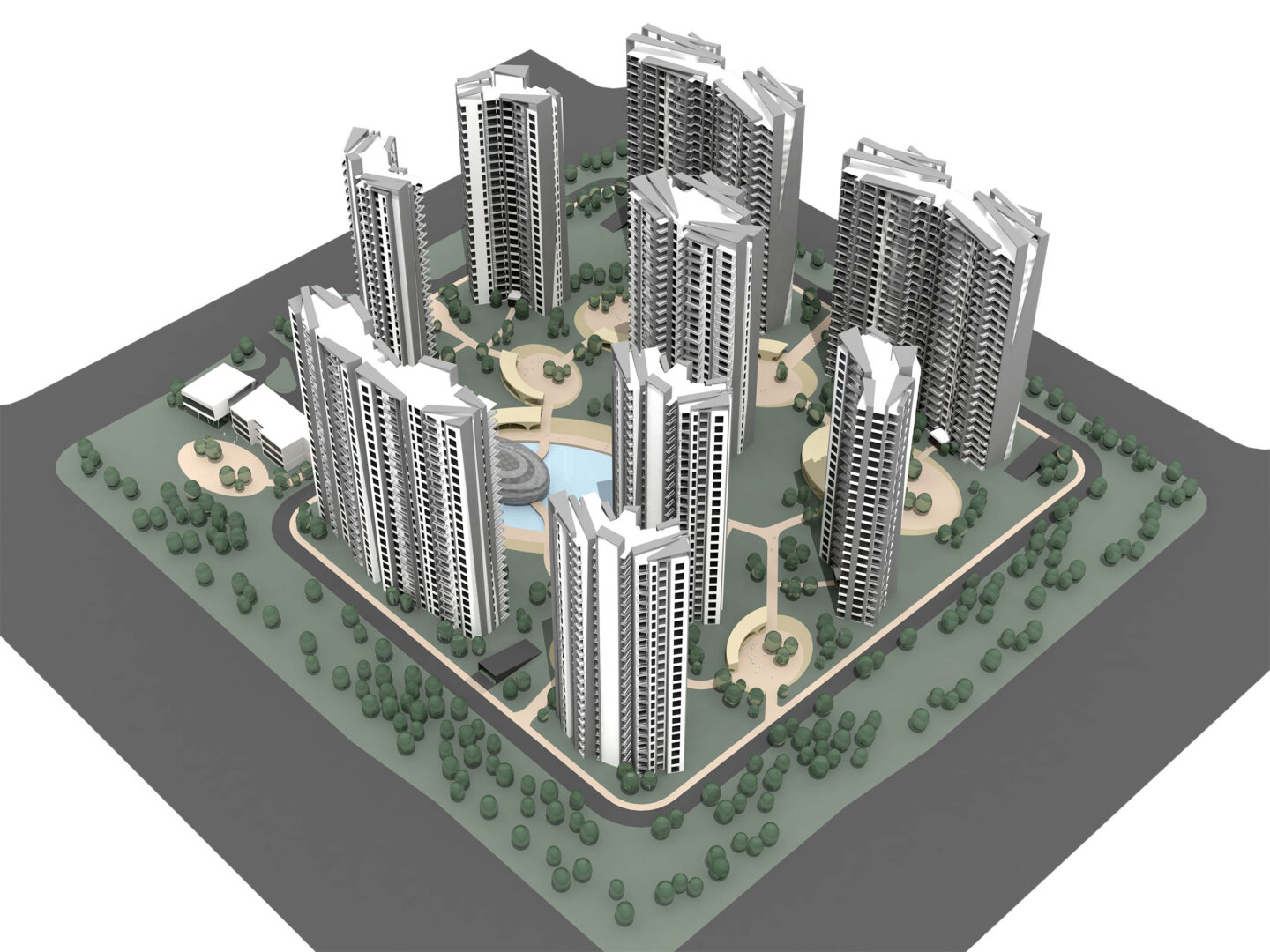 湘湖住宅小区（这里假设Xiang Lake指湘湖，若Xiang有其他所指，需结合具体情况调整） 丨中国浙江丨ARCHIMORPHIC-9