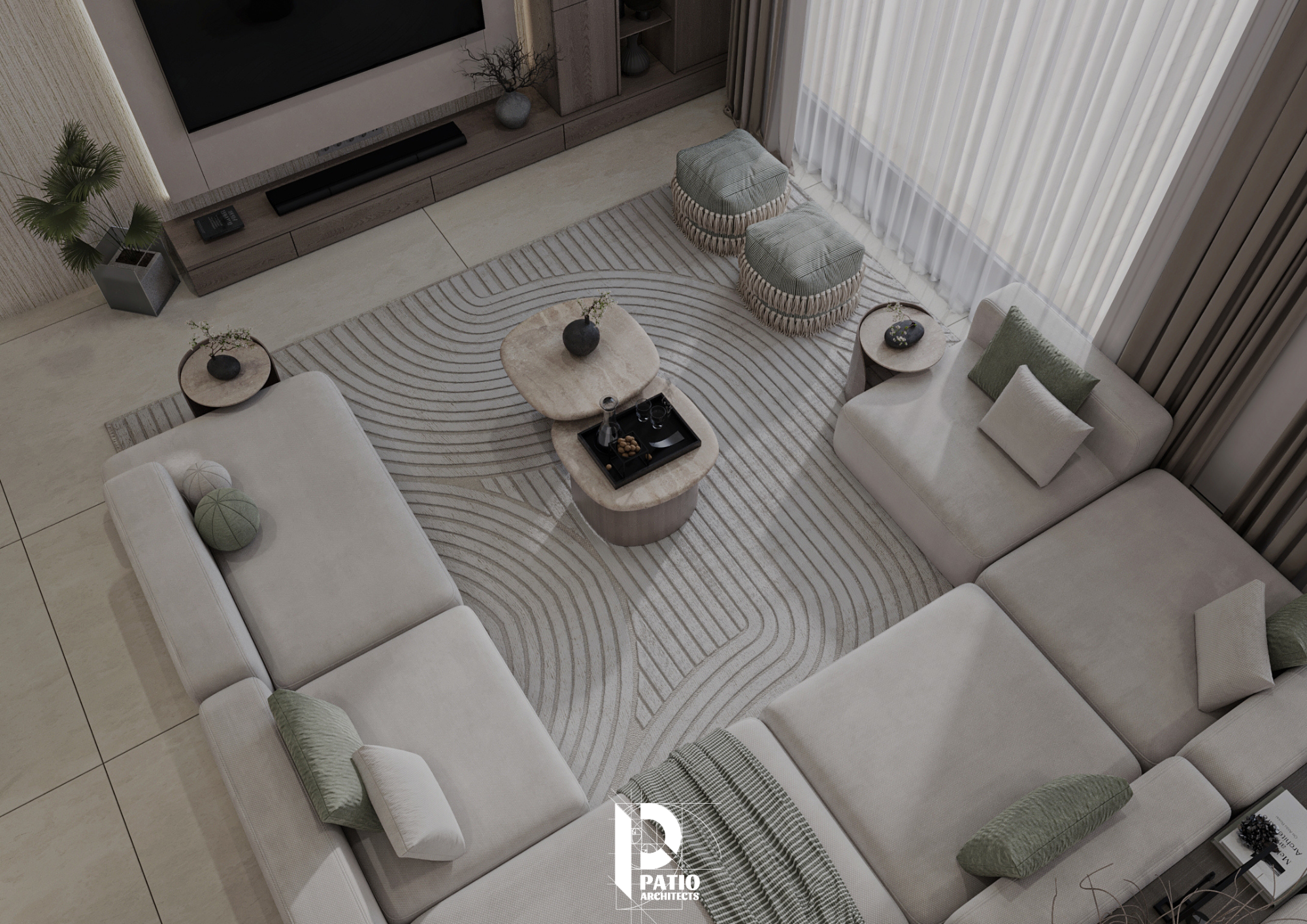 Modern family living room & Coffee Corner-5