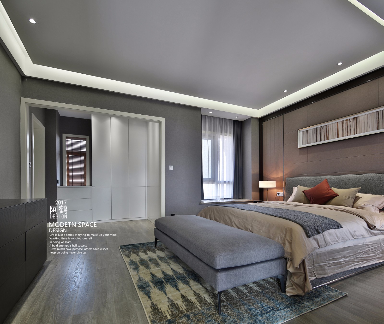 400㎡现代风别墅  阿鹤设计-20