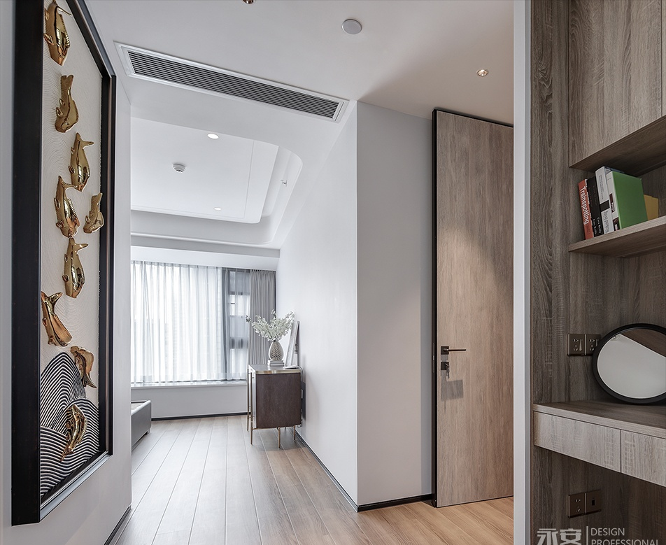 香山美墅五期现代家居,简洁明亮的都市生活画卷-17