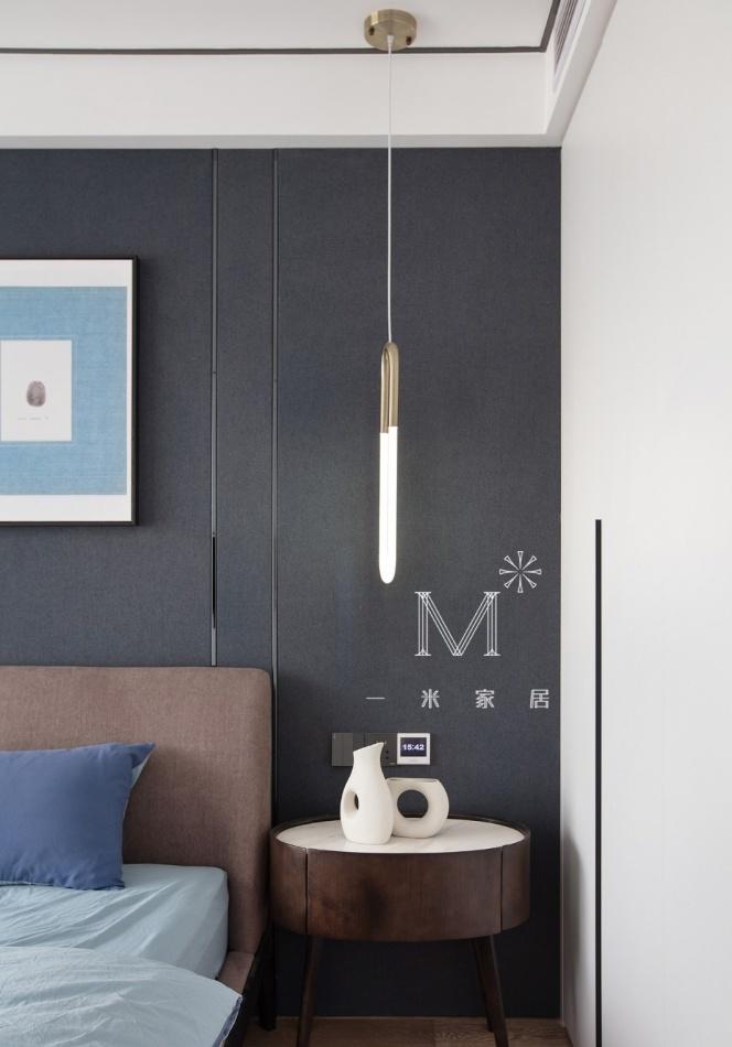 平层丨【一米家居】纯净苍穹，简而纯粹の家-20