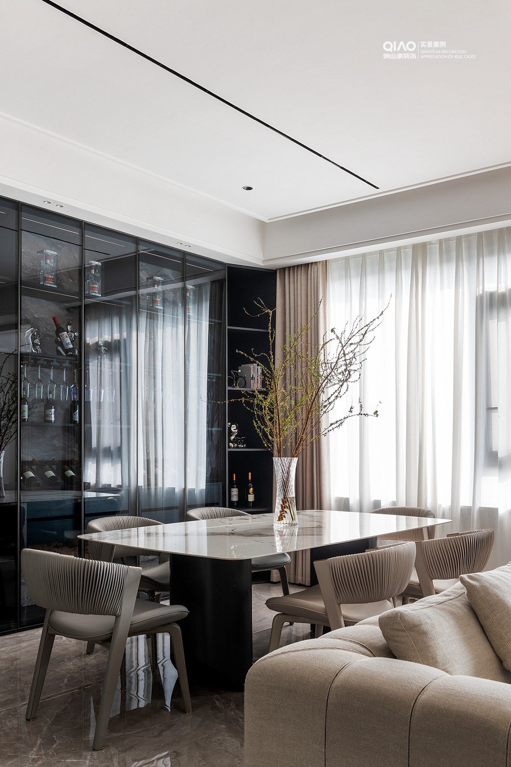 轻奢+法式混搭私宅丨中国重庆丨重庆俏业家装饰-39