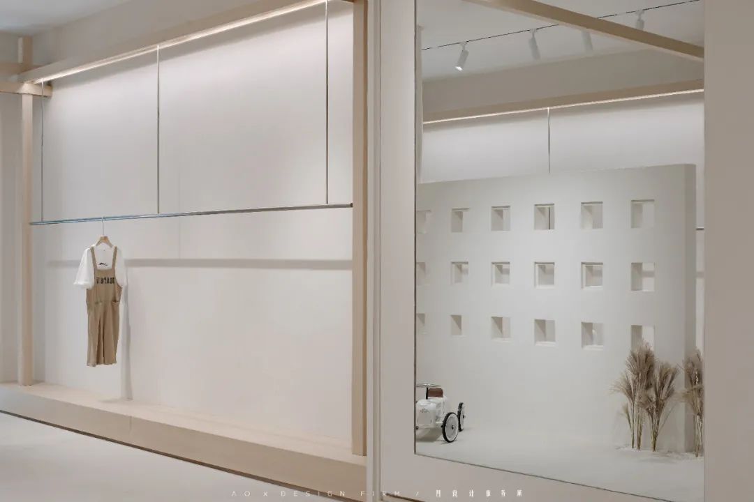 打破重组构建新秩序,南京 100㎡童装店设计展示创新空间美学-65