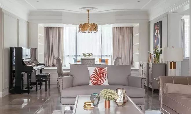 简约美式+浅色调，打造粉粉的温馨小家-2