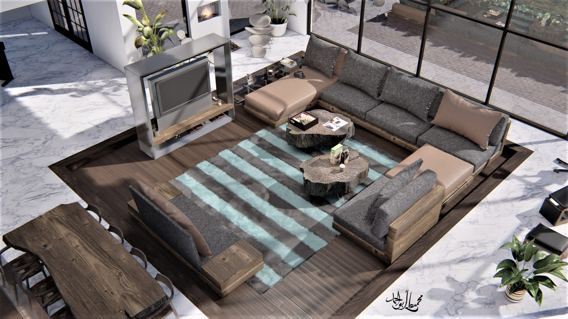 阿联酋 Majlis 客房室内设计-6