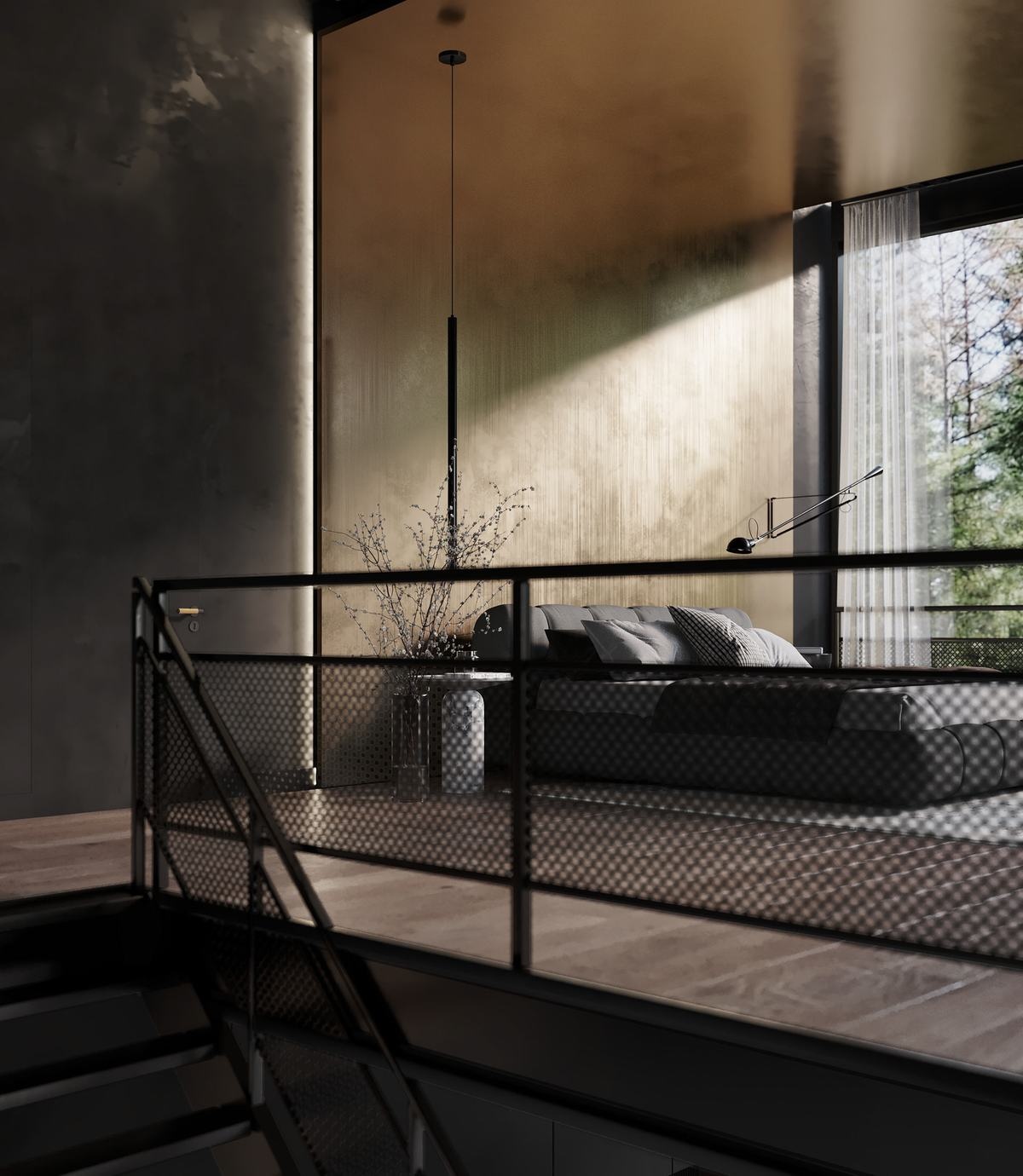 森林中的工业风度假别墅丨澳大利亚丨澳大利亚著名设计师 Sarah Habib-22