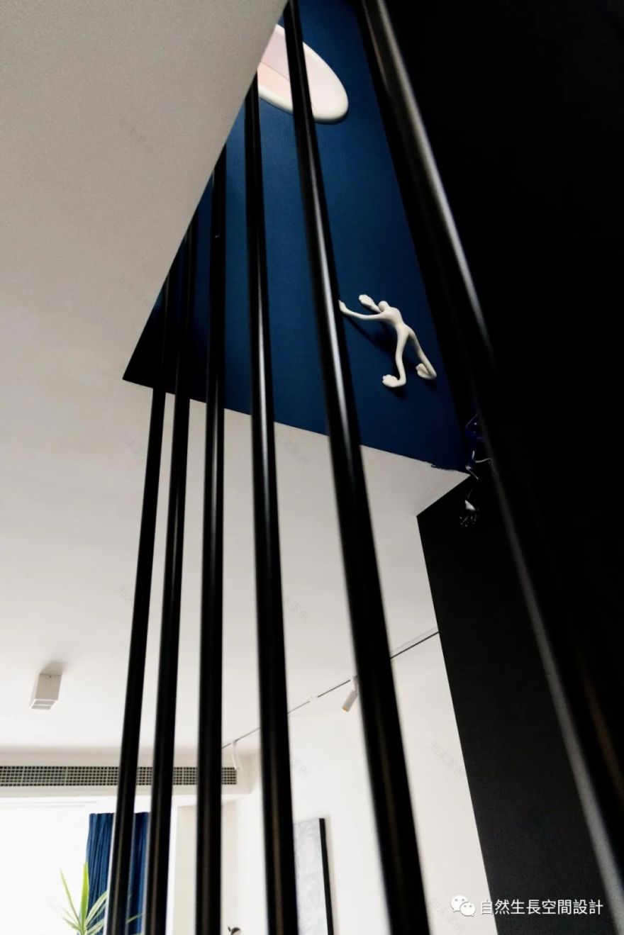 五彩斑斓的黑·复式住宅设计丨自然生长空间设计-44