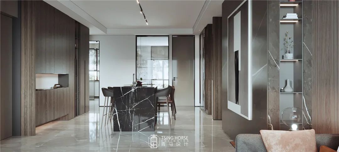 意式轻奢,香榭御澄的温馨情感归属地丨青马别墅空间设计-44