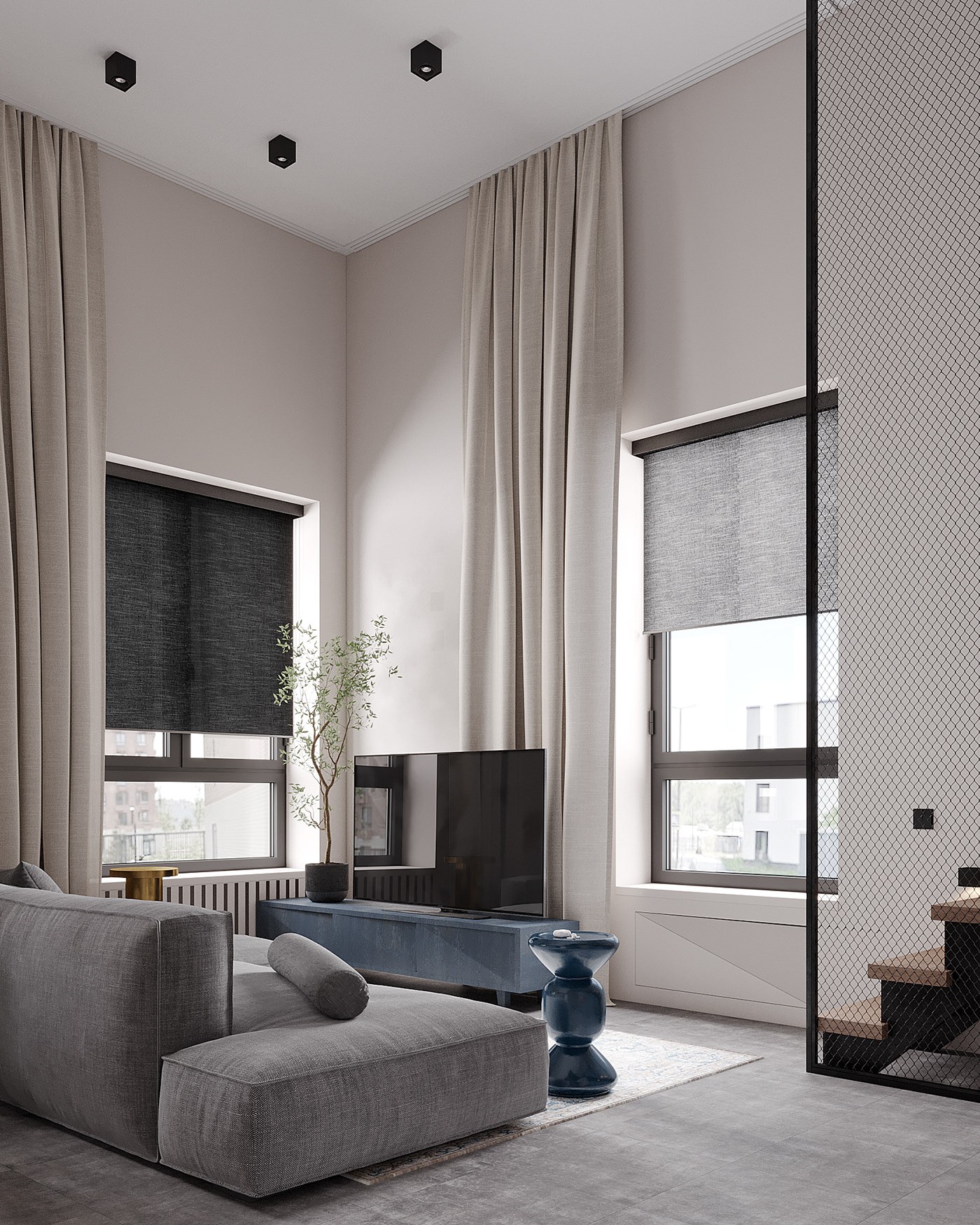 102平 复式住宅设计 细节丰富！-15