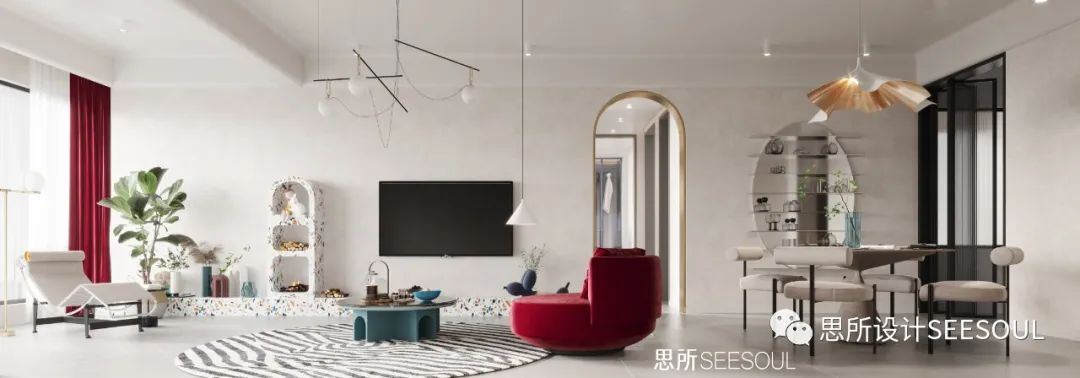 色彩点睛,耒阳合兴中心城现代家居设计-25