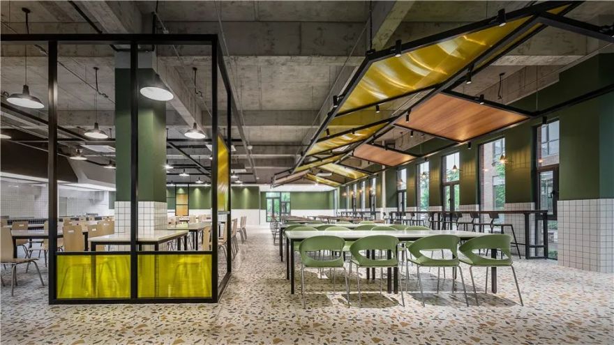 上海财大科技园园区餐厅 | 多功能空间设计与质感营造-34