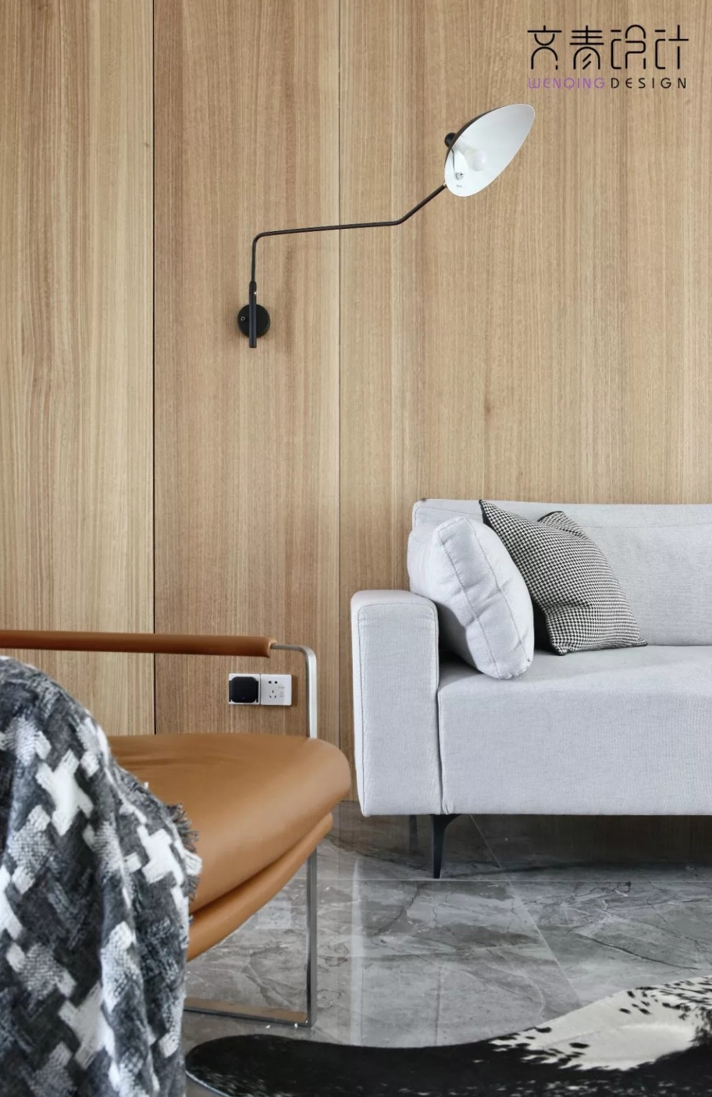 《朋友》140㎡轻奢现代住宅 文青设计-11