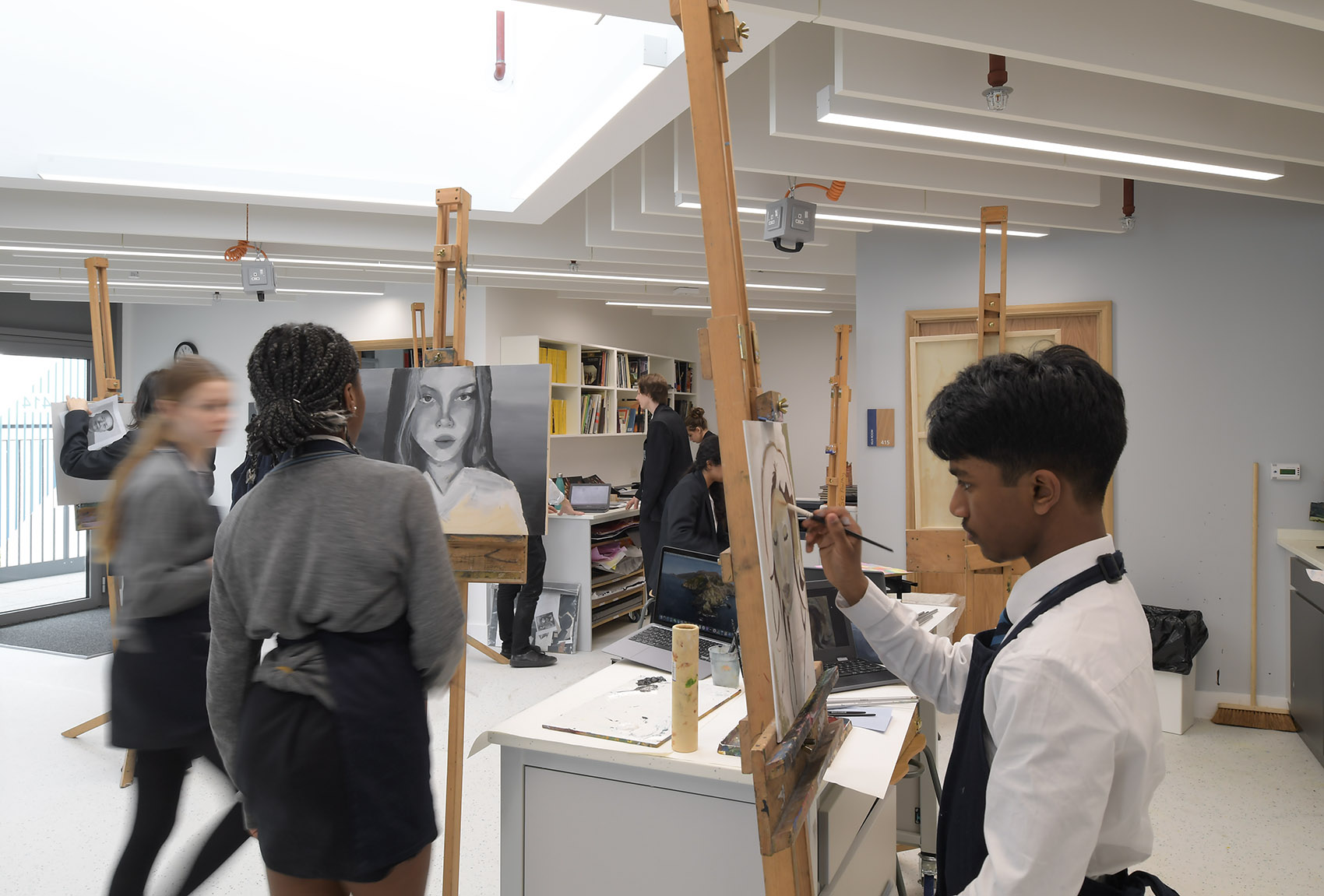 泰晤士基督教学校和巴特西教堂丨英国伦敦丨Henley Halebrown建筑事务所-33