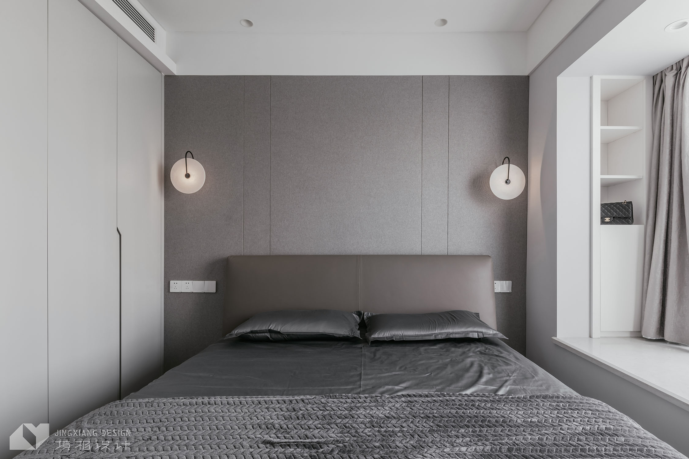 深圳龙光玖龙玺 89㎡现代简约家居设计,境相设计打造灰度空间-41
