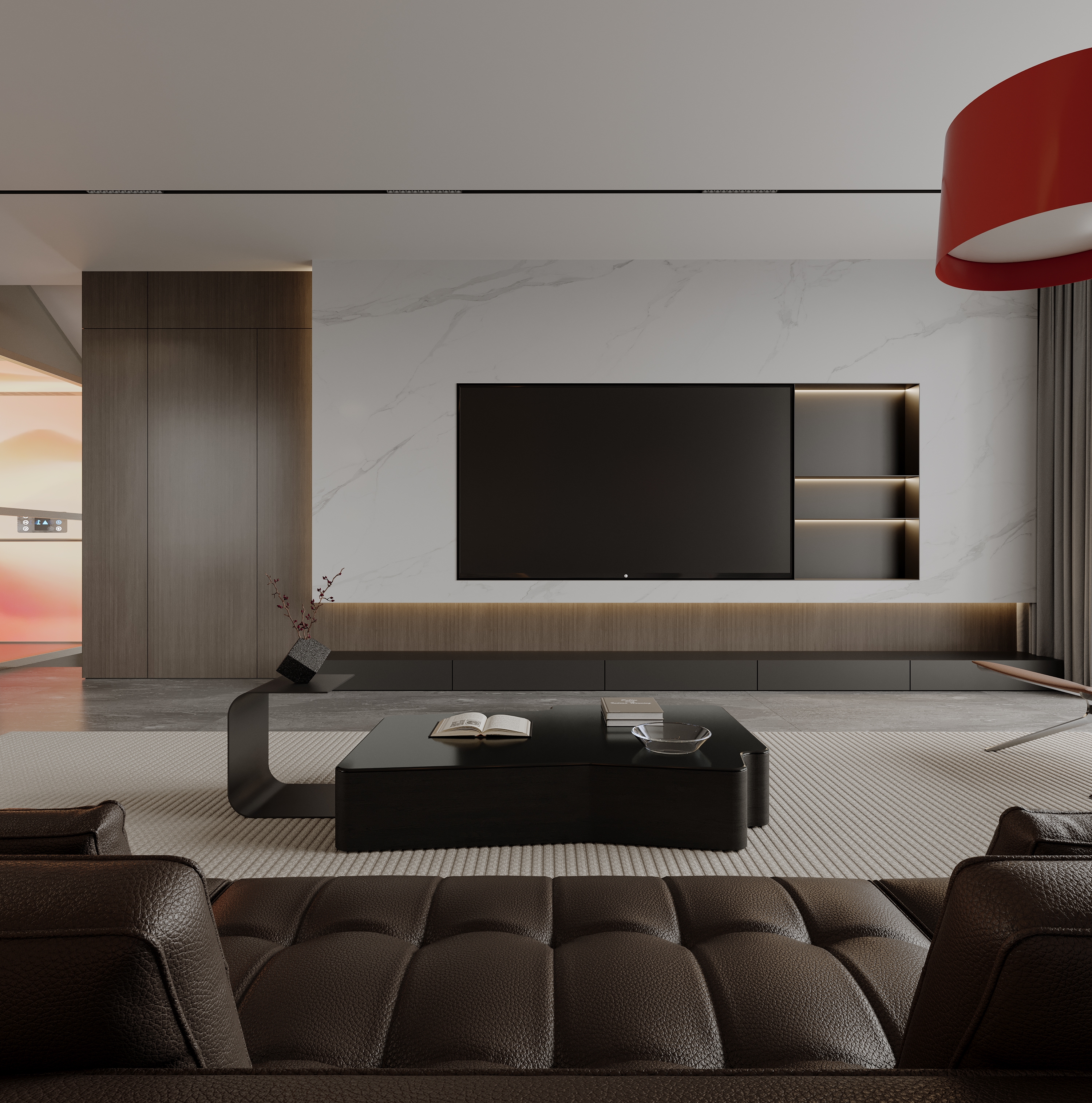 别墅空间渲染丨柏锐定制-4