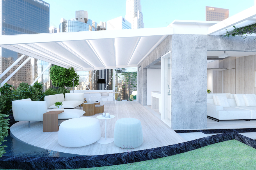 住宅空间3D渲染项目丨禾捷室内装修设计(Hj.Designer)-6