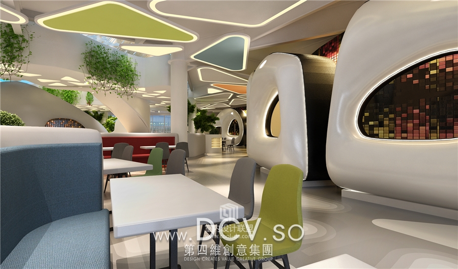 西安独一无二的美食餐厅设计-饥饿12点小吃城（摩尔中心店）-40