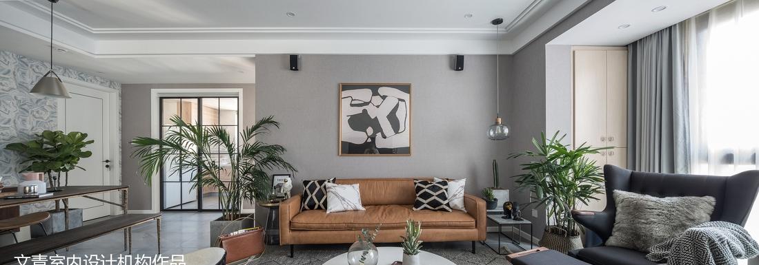 高级北欧风 175 平米摄影师家 | 绿色植物与黑白灰的完美融合-2