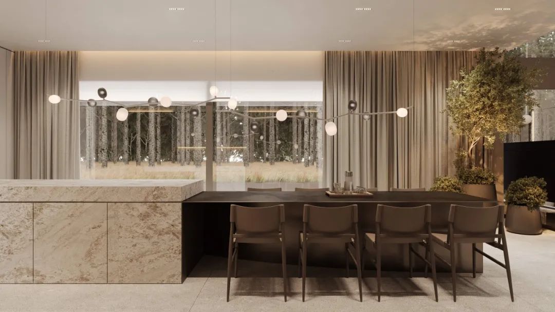 现代极简乡村别墅设计丨Yevhen Zahorodnii-10