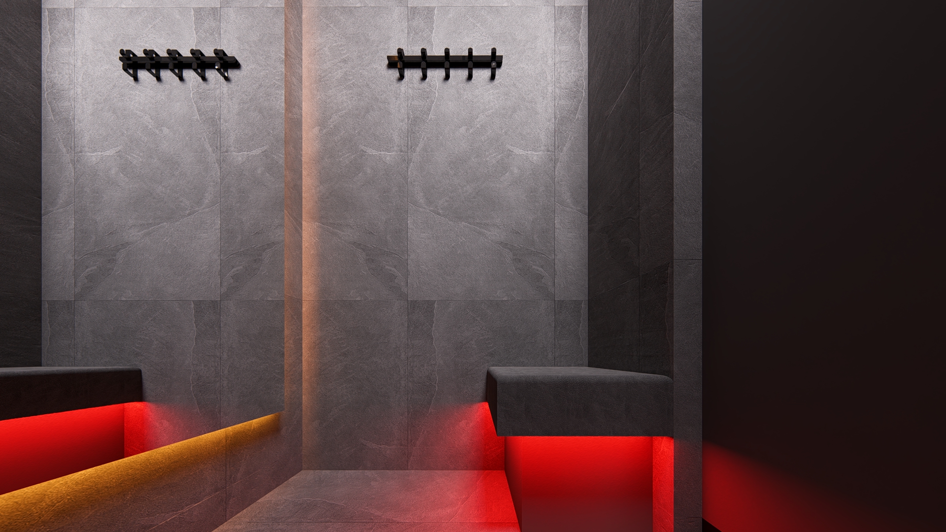 健身房更衣室及湿区室内设计-13