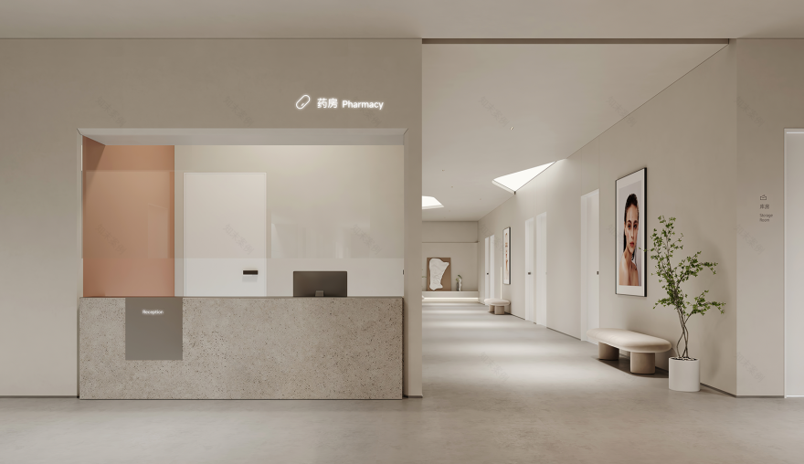 杭州黄龙素颜医美丨中国杭州丨魔戏空间设计&ABDdesign-57