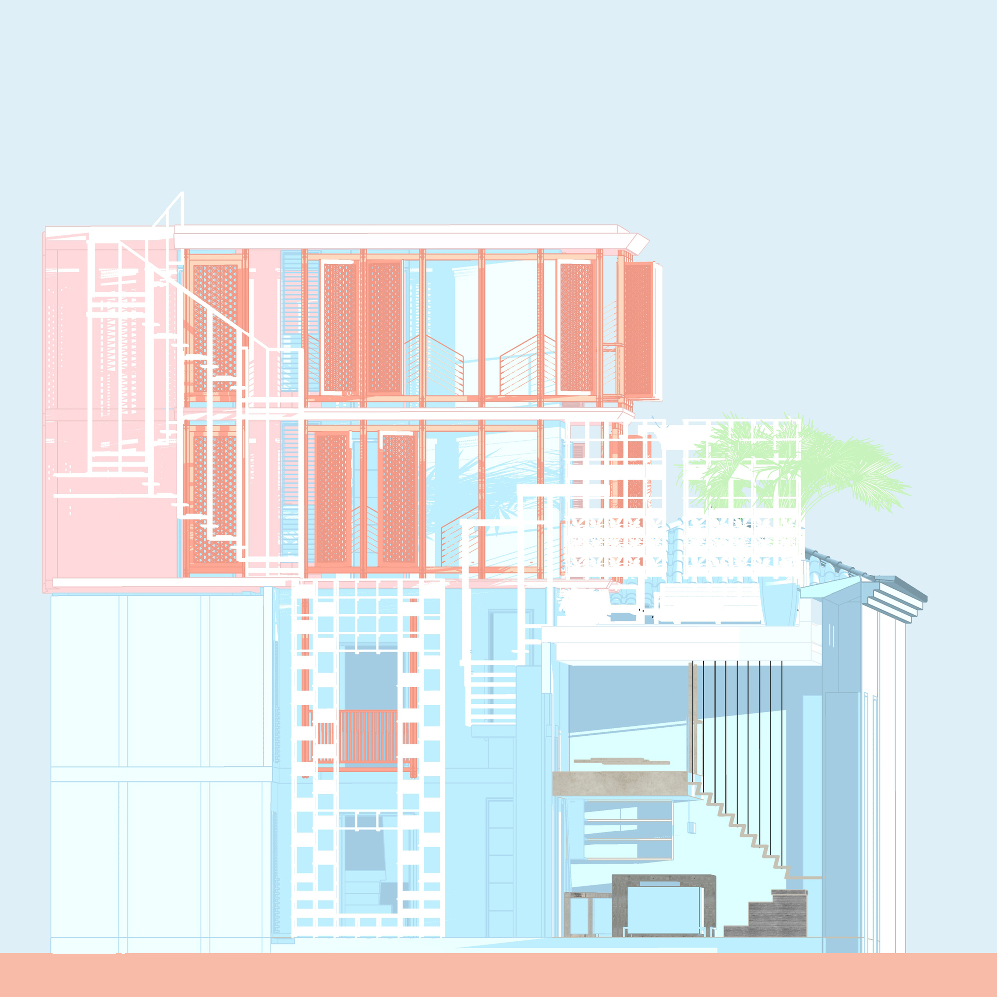 圣克拉拉住宅丨古巴哈瓦那丨Ad Urbis Arquitectos-40