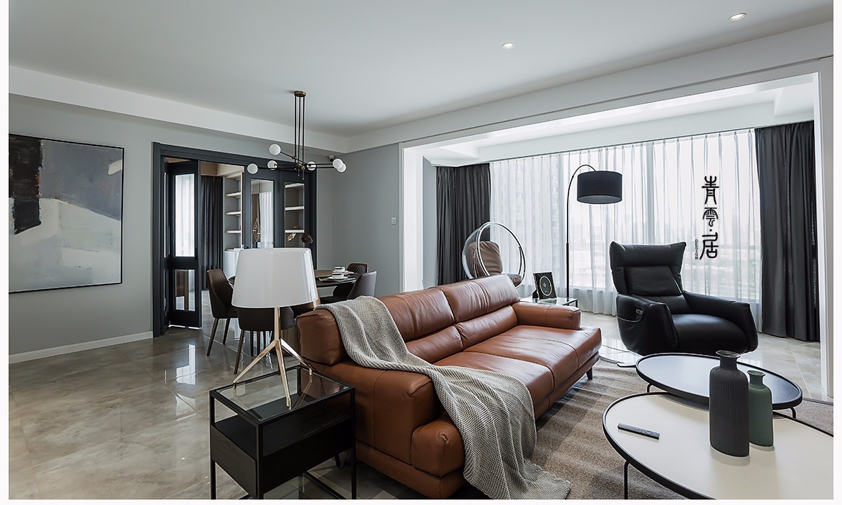 196㎡现代风格住宅  青云居设计-16