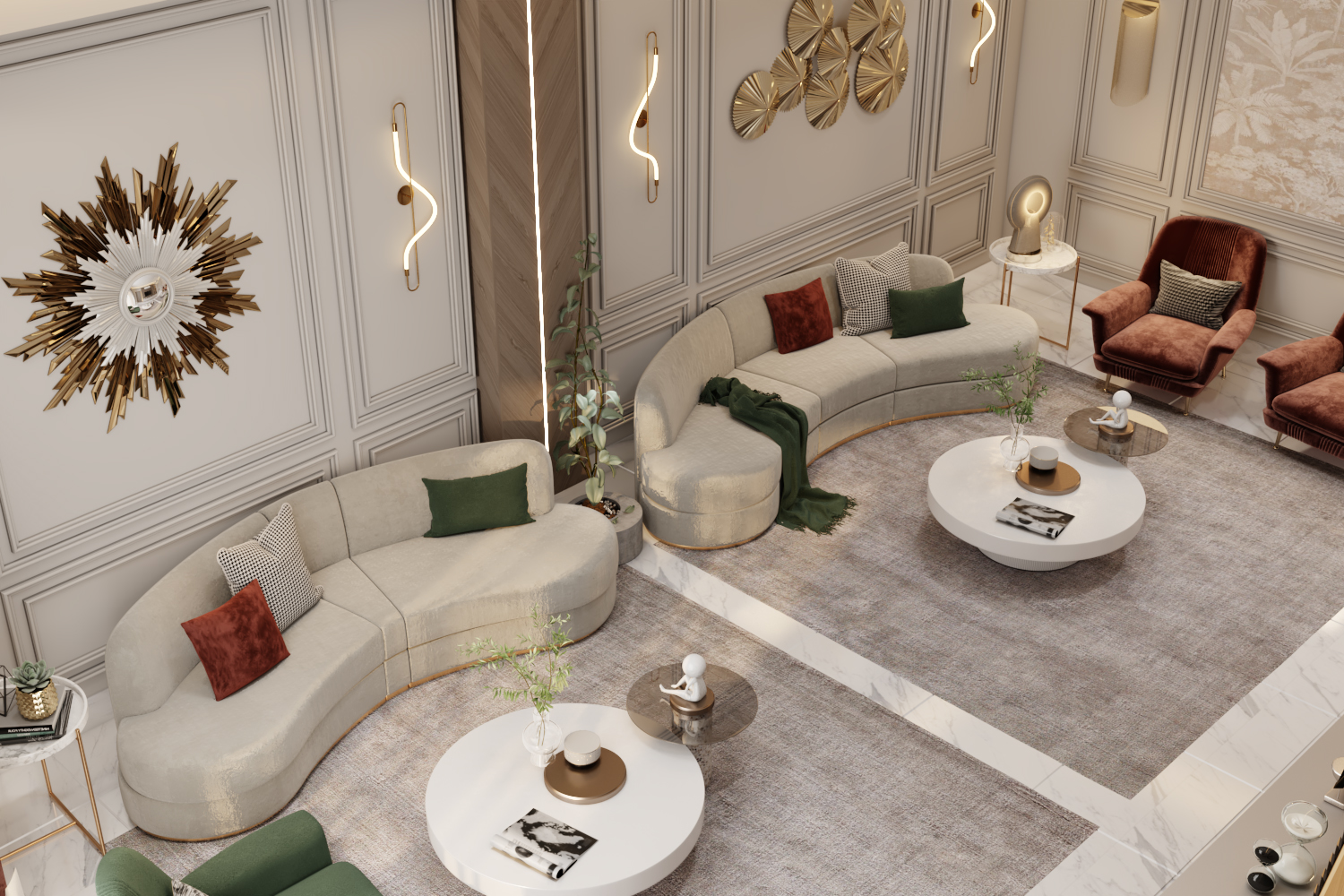 صاله استقبال وطعام-1