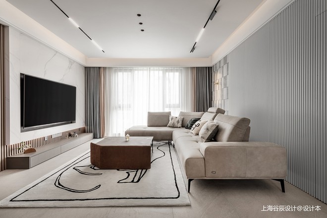 四居及以上150平米装修案例·效果图  晴·书·空间重组,打造居室晴天-13