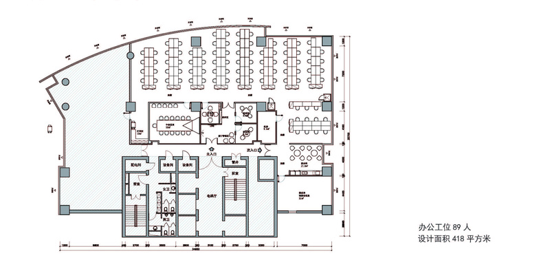 北京写字楼高效办公空间改造-2