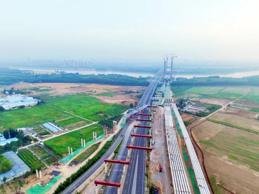 京台高速新枢纽！中建八局打造济南北跨黄河新通道-88