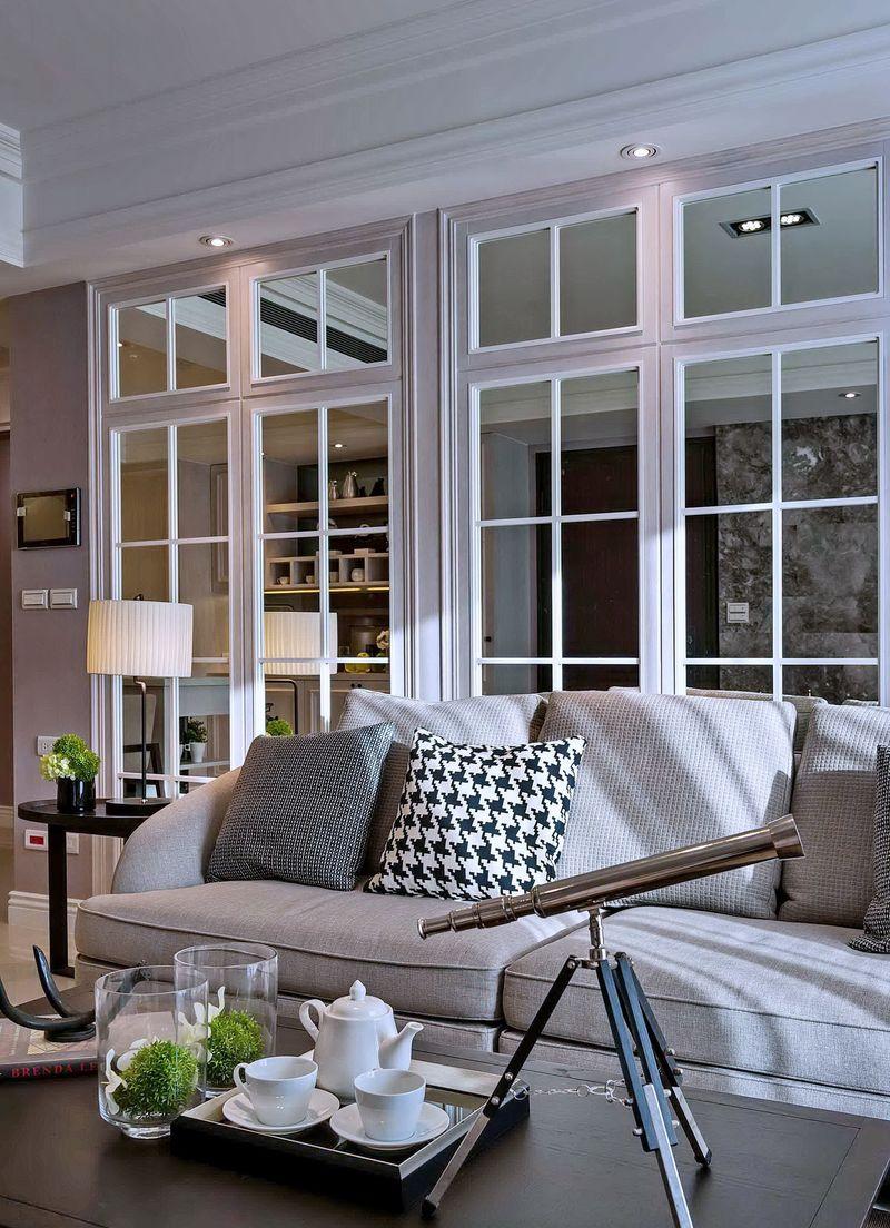 美式风格新成屋设计，订制家具与大理石材的完美融合-15