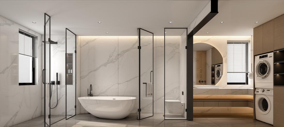 现代风格三口之家-11