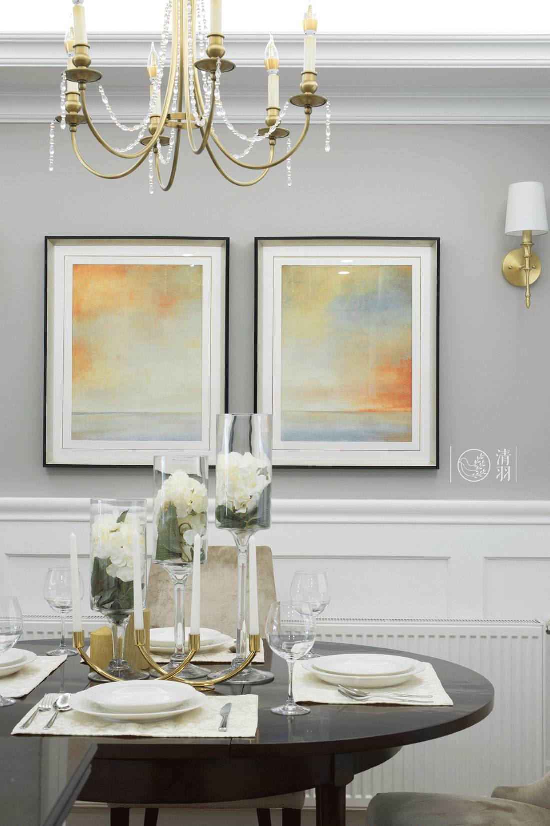 优雅知性，成都 180 平米美式四居室设计-44