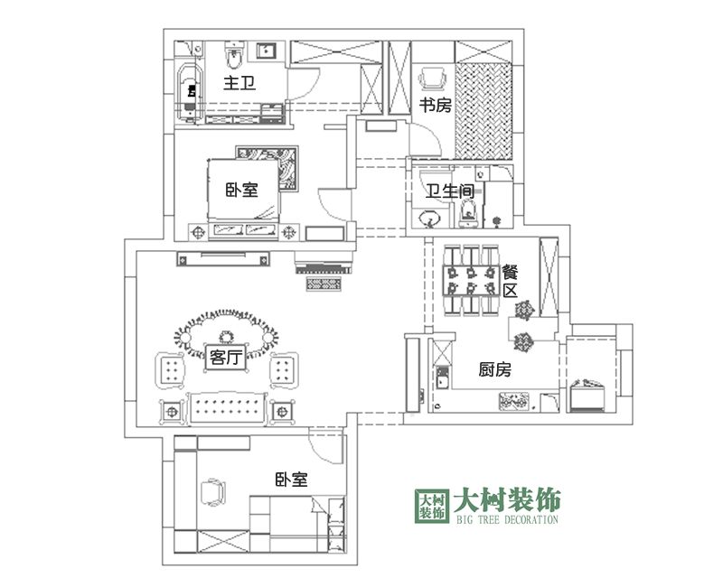 爱达九溪 | 王晓盼打造 110 平日式风三居室，自然舒适超治愈-7