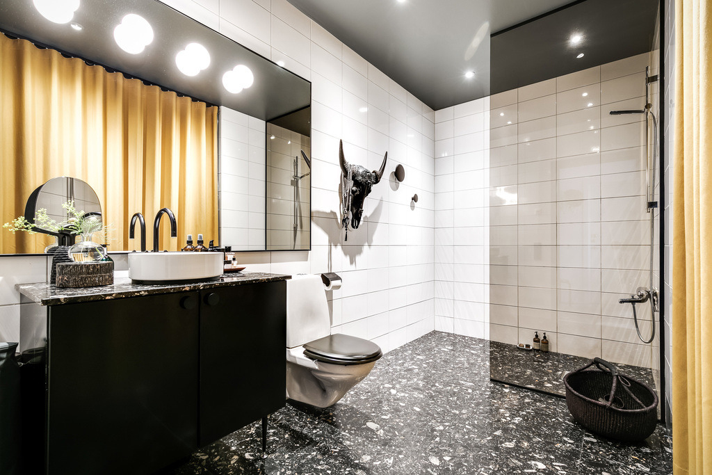 工业风浓郁的斯德哥尔摩 86 平米男性公寓-11