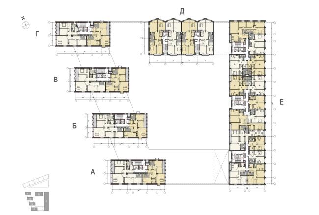 “Дом у причала”（“ЗилАрт”住宅综合体部分地块）丨Сергей Скуратов ARCHITECTS-80