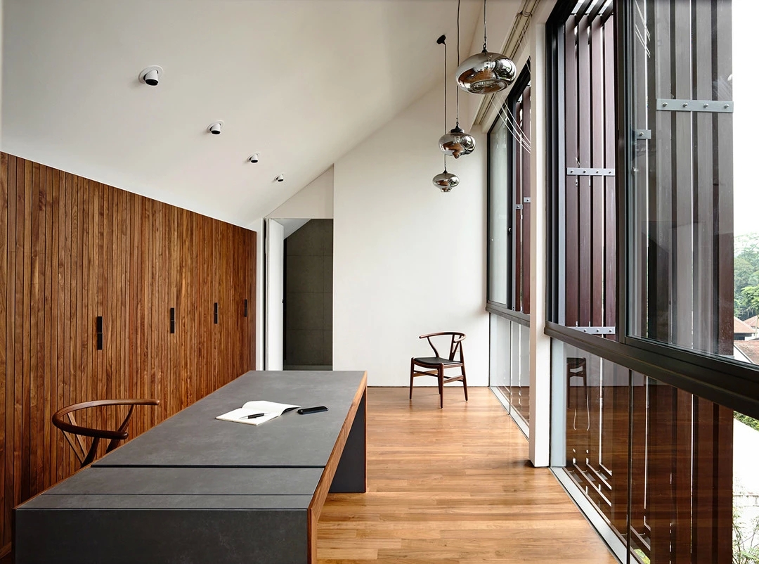 豪华别墅 现代风格新加坡的私人住宅-3