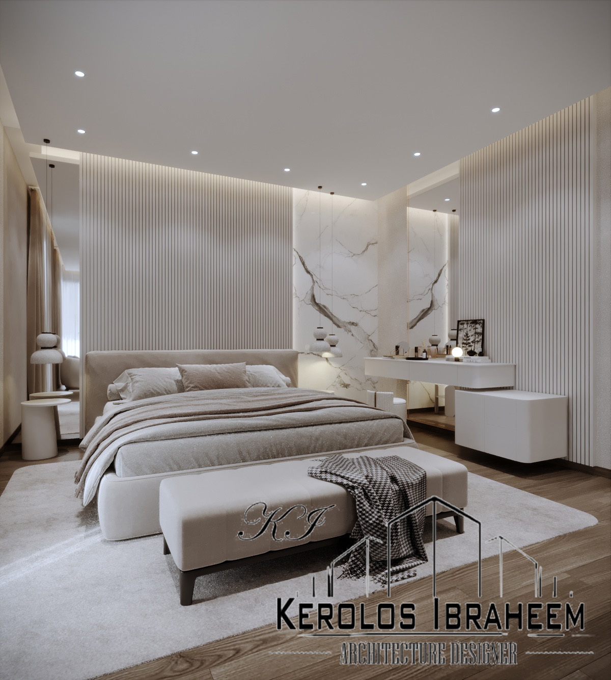 Modern Master Bedroom With Sitting Area-4