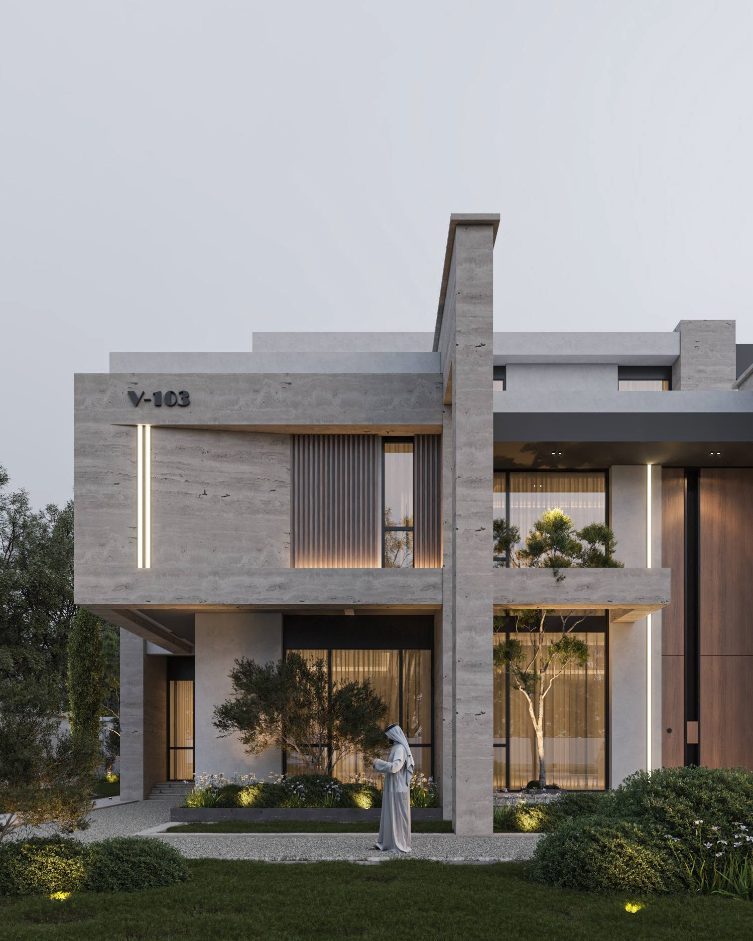 分层立面别墅丨沙特阿拉伯丨ARCA STUDIO-17