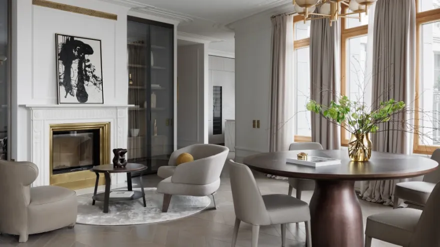 150平米圣彼得堡河畔公寓设计丨俄罗斯圣彼得堡丨Артем Паршиков,Юлия Боко-1