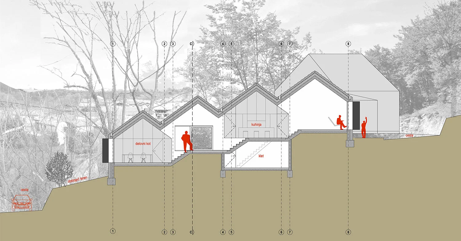 买四套房子，只需付一套的钱（从4 for 1常见促销表达逻辑推测，这里可能是房产促销话术，直译为四套房子只需付一套的钱 ） 丨斯洛文尼亚丨dekleva gregorič architects-9