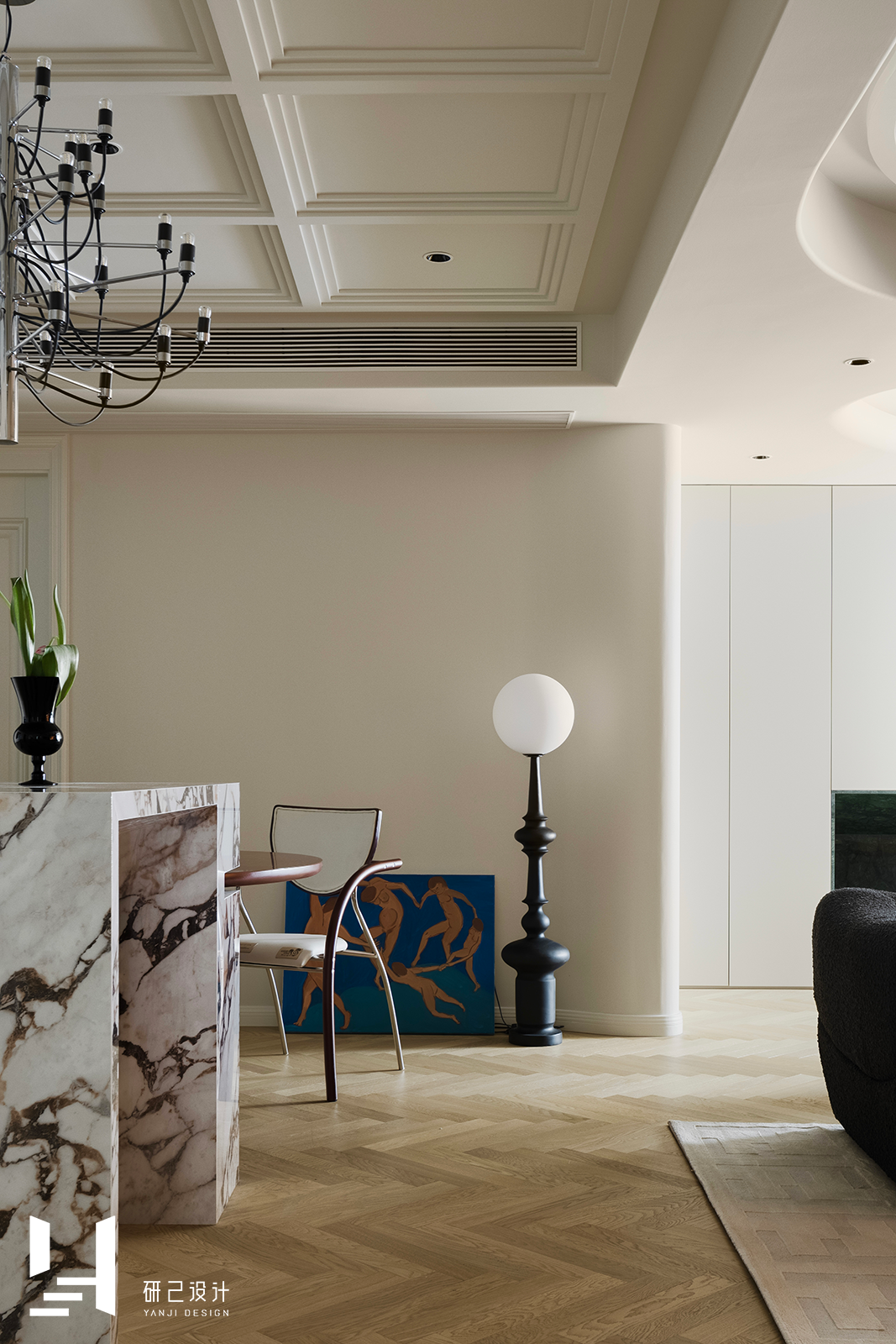 研己实景 · 113㎡法式家的新玩法丨中国芜湖丨研己设计-26