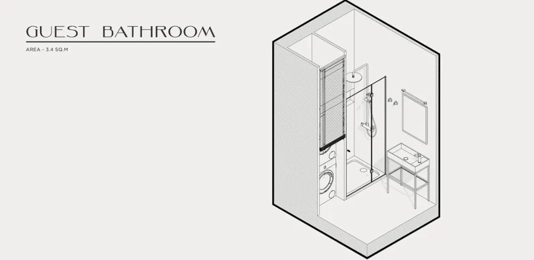 莫斯科 106㎡现代简约家居,融入苏联构成主义风格-93