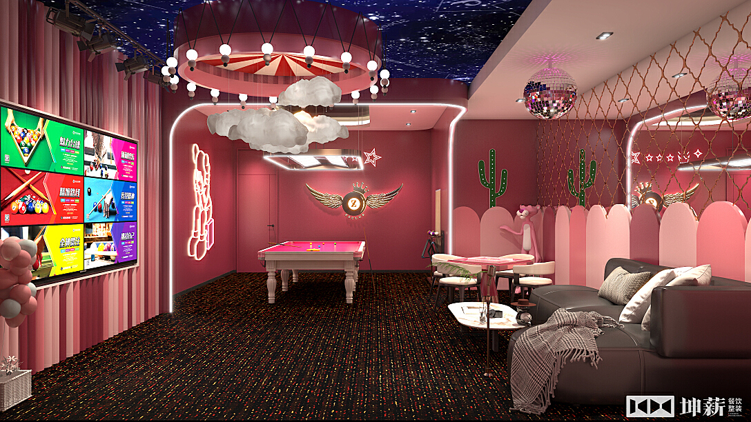 ZZ CLUB 台球室丨中国北京丨坤薪整装-26