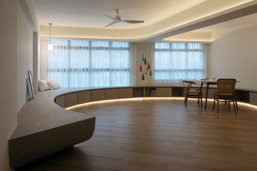 新加坡弧形公寓丨Singapore丨Metre Architects-26
