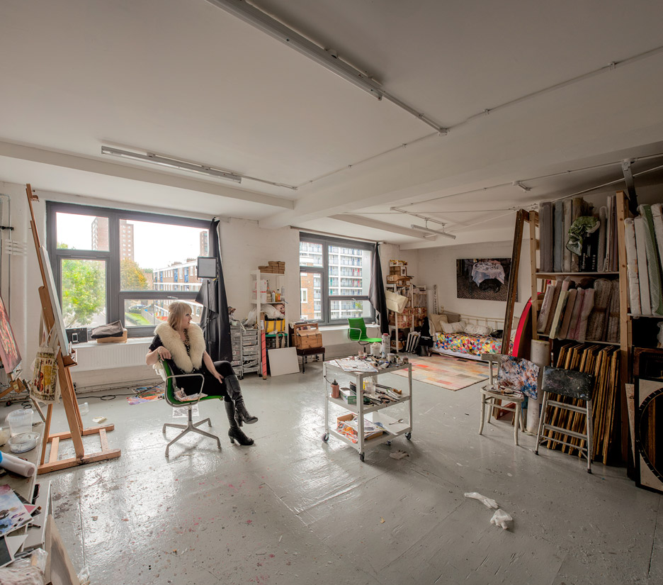 伦敦黛博拉大厦艺术慈善空间改造-12