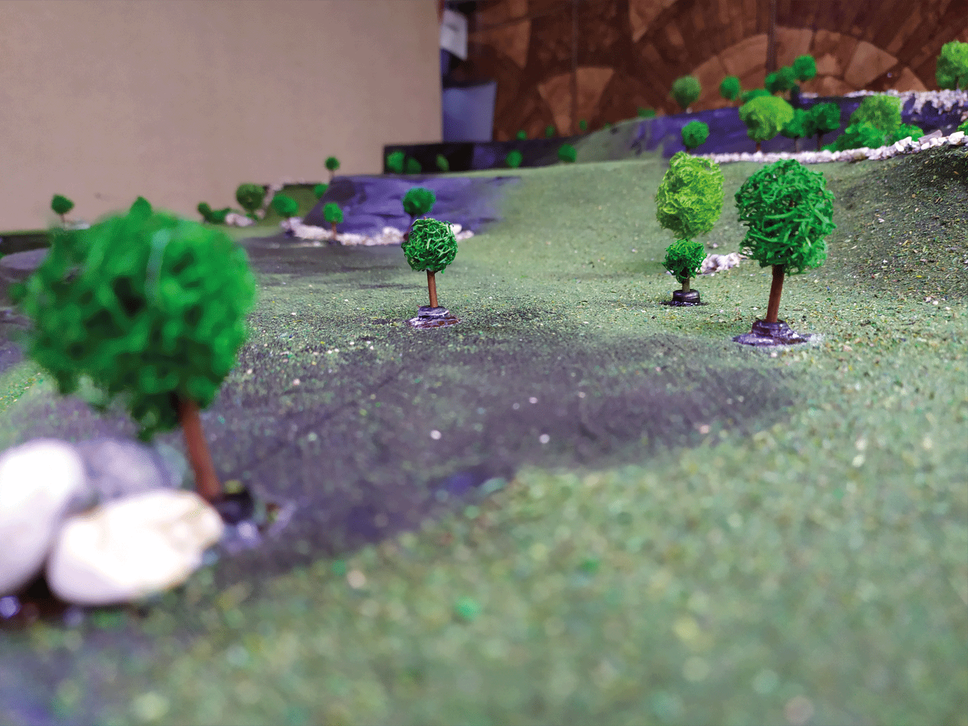 Maquette for a mountainous area-4